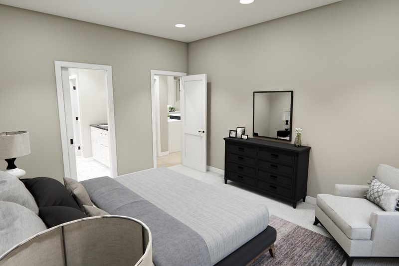 House Plan Design - Interior - Master Bedroom 1 for Craftsman House Plan #51-1414 - 4 bed, 3.5 bath