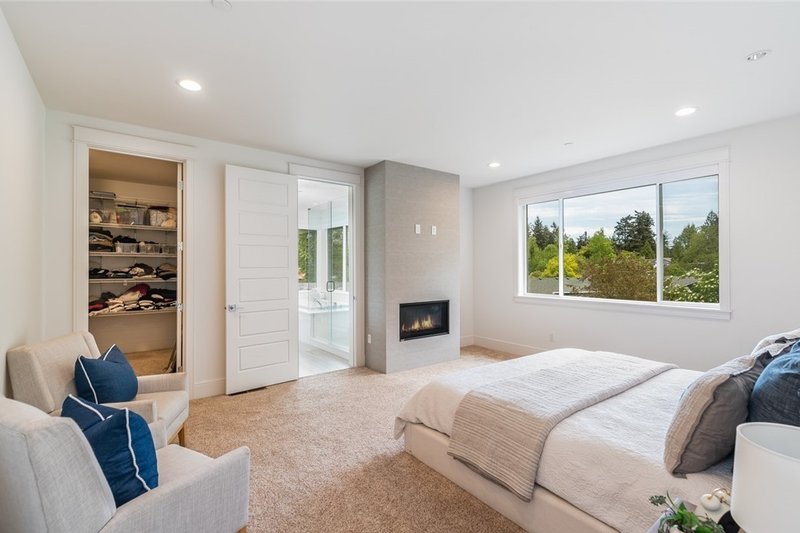 House Blueprint - Interior - Master Bedroom 1 for Contemporary House Plan #1066-121 - 4 bed, 2.5 bath