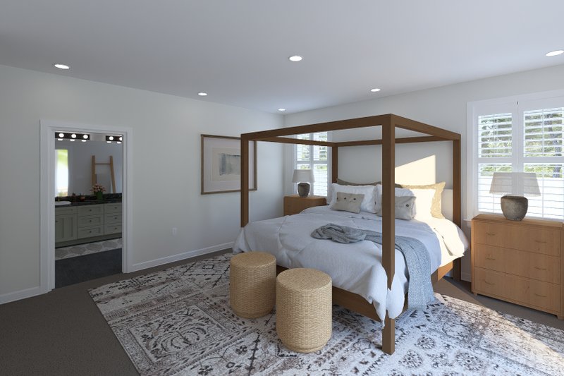 Dream House Plan - Interior - Master Bedroom 1 for Farmhouse House Plan #1060-415 - 3 bed, 2.5 bath