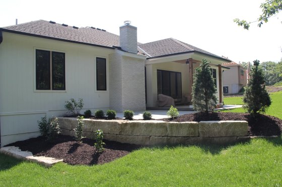 Exterior - Rear Elevation for Traditional House Plan #20-2490 - 3 bed, 2.5 bath