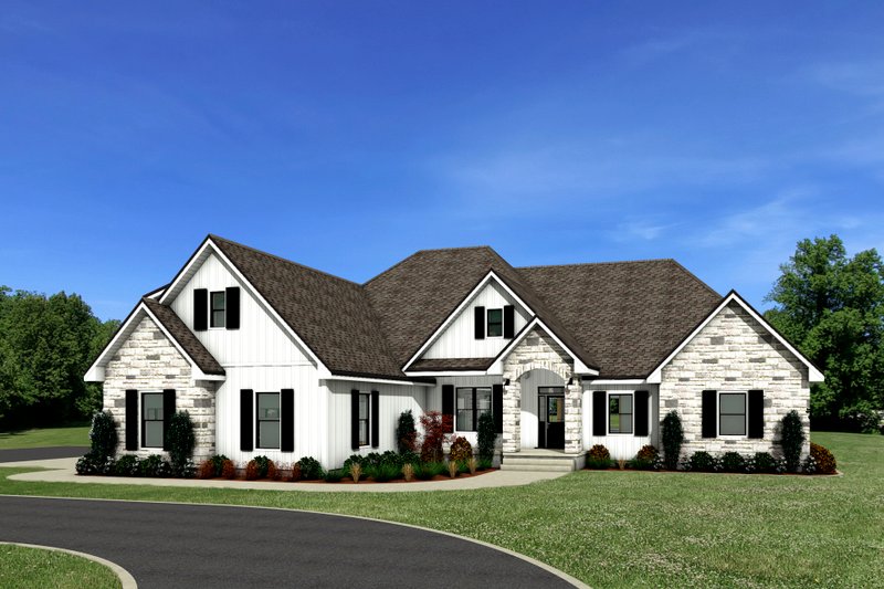House Plan Design - Craftsman Exterior - Front Elevation Plan #1084-4