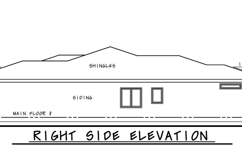 Dream House Plan - Exterior - Other Elevation 1 for Contemporary House Plan #20-2439 - 3 bed, 2.5 bath