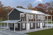 Barndominium Style House Plan - 2 Beds 1.5 Baths 1464 Sq/Ft Plan #1060-408 Exterior 