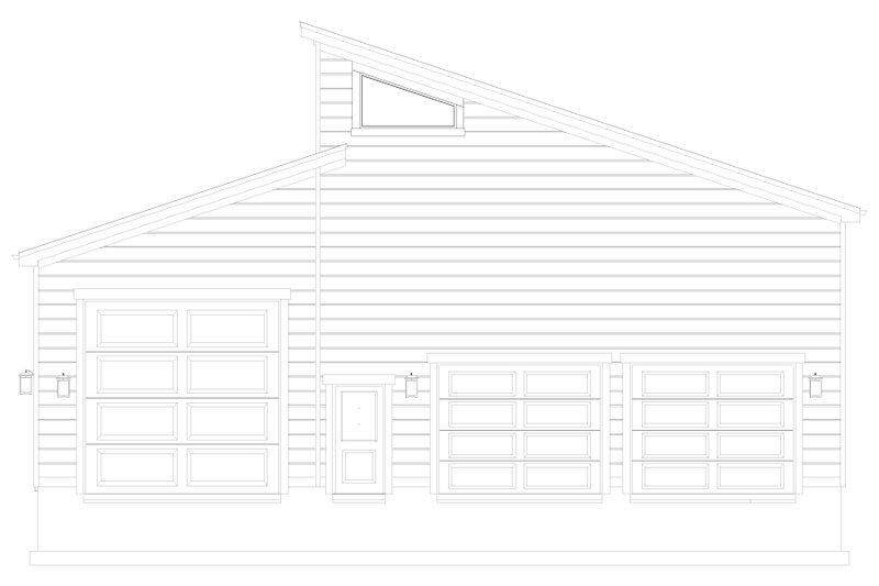 Architectural House Design - Exterior - Front Elevation 5 for Modern House Plan #1060-117 - 1 bed, 1.5 bath