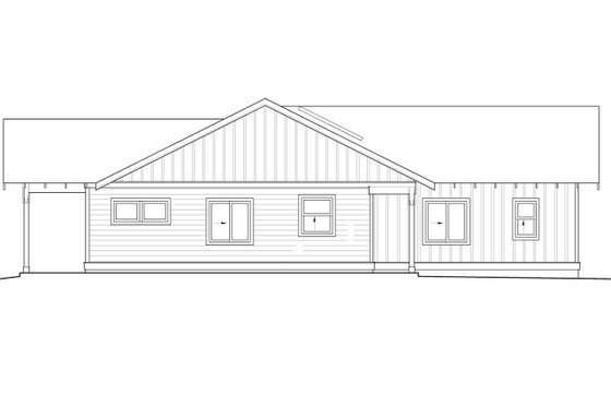 Exterior - Other Elevation 1 for Craftsman House Plan #895-14 - 3 bed, 2 bath