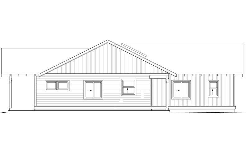 Home Plan - Exterior - Other Elevation 1 for Craftsman House Plan #895-14 - 3 bed, 2 bath