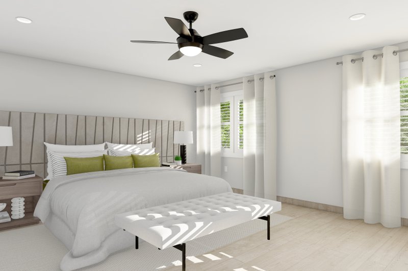 House Plan Design - Interior - Master Bedroom 3 for Traditional House Plan #1060-153 - 5 bed, 4 bath