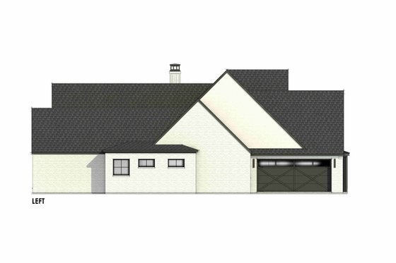 Exterior - Other Elevation for European House Plan #1096-54 - 4 bed, 3.5 bath