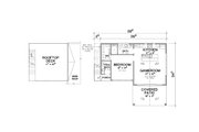 Modern Style House Plan - 1 Beds 1.5 Baths 765 Sq/Ft Plan #472-450 Floor 