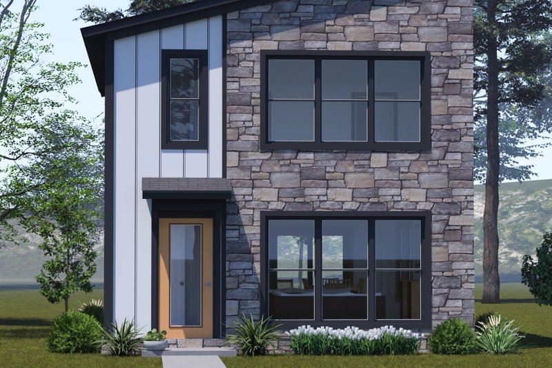 Dream House Plan - Exterior - Other Elevation 3 for Modern House Plan #513-2357 - 3 bed, 2.5 bath
