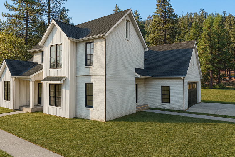 House Blueprint - Photo 14 for Farmhouse House Plan #1109-20 - 4 bed, 3 bath