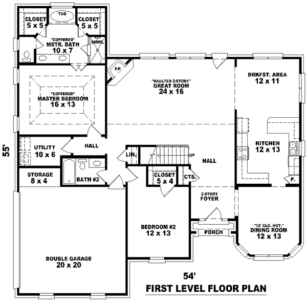 European Floor Plan - Main Floor Plan #81-968