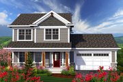 Traditional Style House Plan - 3 Beds 2.5 Baths 1569 Sq/Ft Plan #70-1160 