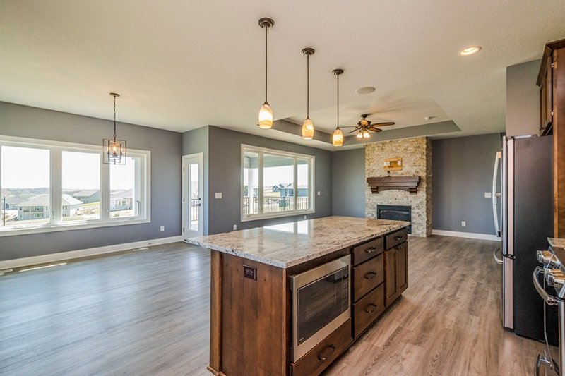 House Blueprint - Interior - Kitchen 3 for Traditional House Plan #70-1550 - 4 bed, 3 bath