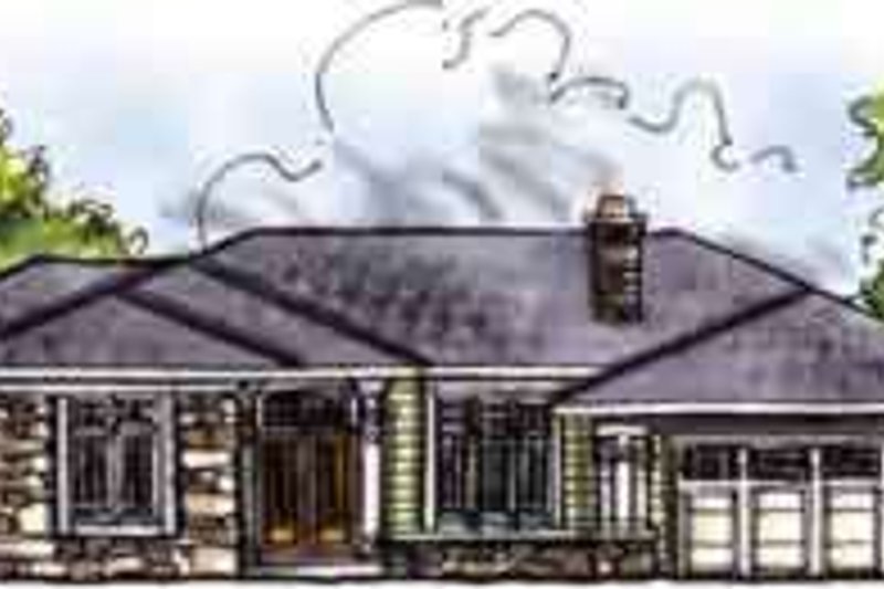 Architectural House Design - Traditional Exterior - Front Elevation Plan #70-645