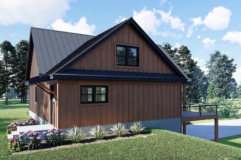 House Blueprint - Exterior - Other Elevation 3 for Country House Plan #932-1181 - 3 bed, 2.5 bath