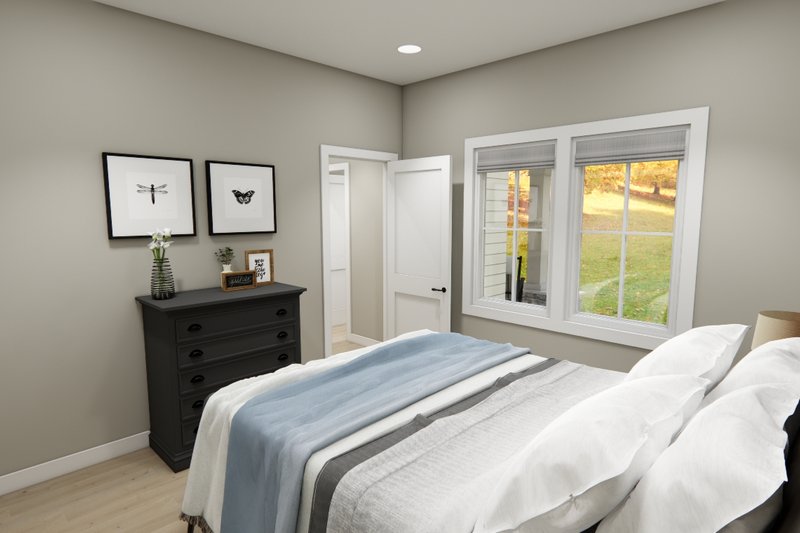 House Plan Design - Interior - Bedroom 5 for Craftsman House Plan #51-1414 - 4 bed, 3.5 bath