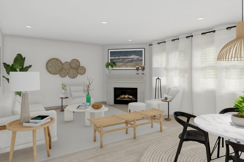 House Plan Design - Interior - Family Room 3 for Traditional House Plan #1060-153 - 5 bed, 4 bath