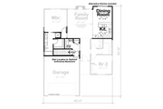 Traditional Style House Plan - 2 Beds 2 Baths 1268 Sq/Ft Plan #20-1768 Floor 