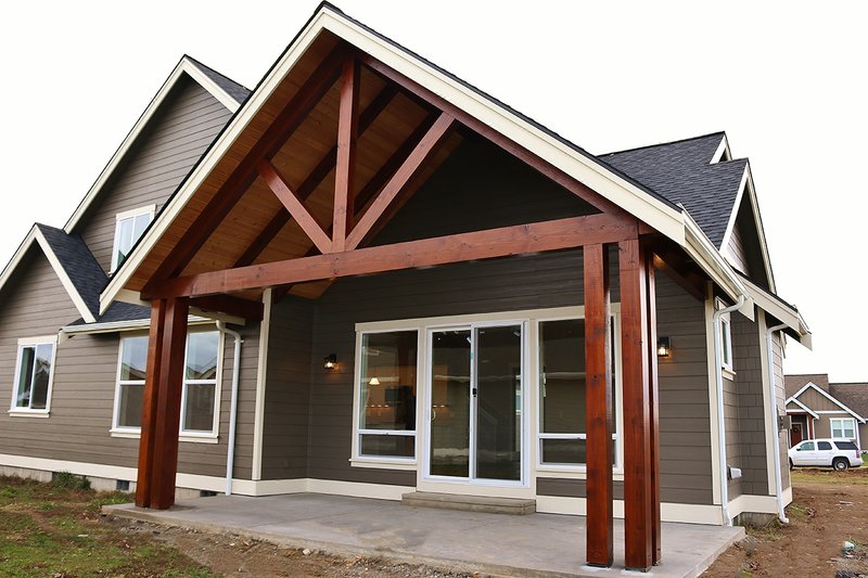 Dream House Plan - Exterior - Rear Elevation 2 for Craftsman House Plan #1070-11 - 3 bed, 2.5 bath