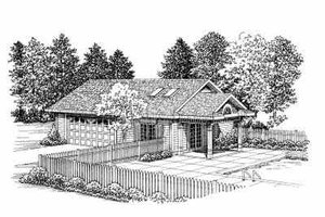 Traditional Exterior - Front Elevation Plan #72-276