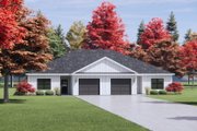 Farmhouse Style House Plan - 2 Beds 2 Baths 1203 Sq/Ft Plan #1096-132 