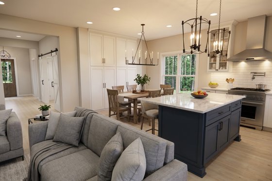Interior - Kitchen 2 for Craftsman House Plan #51-1530 - 3 bed, 2 bath