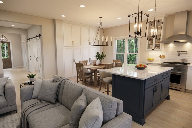 Home Plan - Interior - Kitchen 2 for Craftsman House Plan #51-1530 - 3 bed, 2 bath