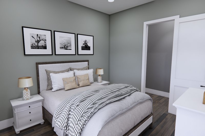 House Plan Design - Interior - Bedroom 8 for Farmhouse House Plan #51-1247 - 4 bed, 5 bath