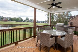 Exterior - Covered Porch for Craftsman House Plan #929-1110 - 4 bed, 3.5 bath