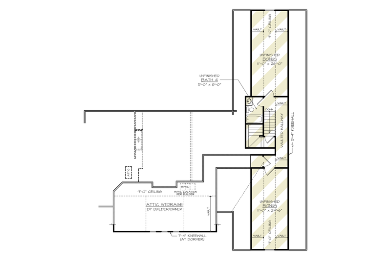 Architectural House Design - Floor Plan - Other Floor for Farmhouse House Plan #119-449 - 3 bed, 3 bath