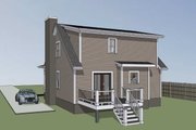 Farmhouse Style House Plan - 3 Beds 2.5 Baths 1289 Sq/Ft Plan #79-154 