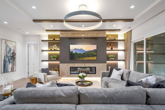 Interior - Family Room 2 for Prairie House Plan #938-116 - 3 bed, 3.5 bath