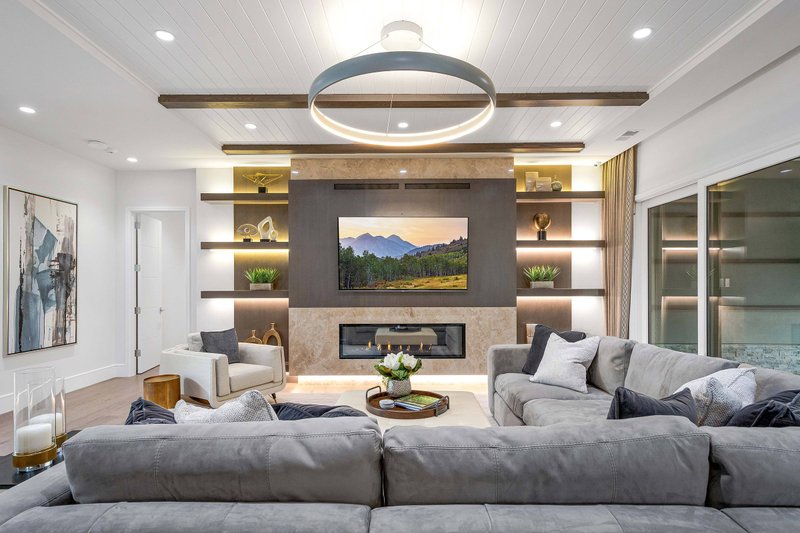 Dream House Plan - Interior - Family Room 2 for Prairie House Plan #938-116 - 3 bed, 3.5 bath