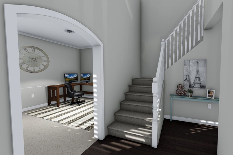 House Plan Design - Interior - Entry for Traditional House Plan #1060-37 - 3 bed, 2.5 bath