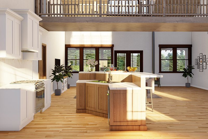 Home Plan - Interior - Kitchen for Farmhouse House Plan #923-329 - 5 bed, 3 bath