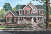Traditional Style House Plan - 4 Beds 2.5 Baths 1929 Sq/Ft Plan #46-496 