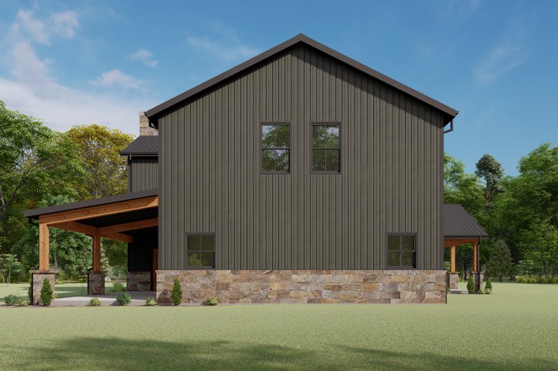 Dream House Plan - Exterior - Other Elevation 1 for Farmhouse House Plan #1092-54 - 5 bed, 3.5 bath