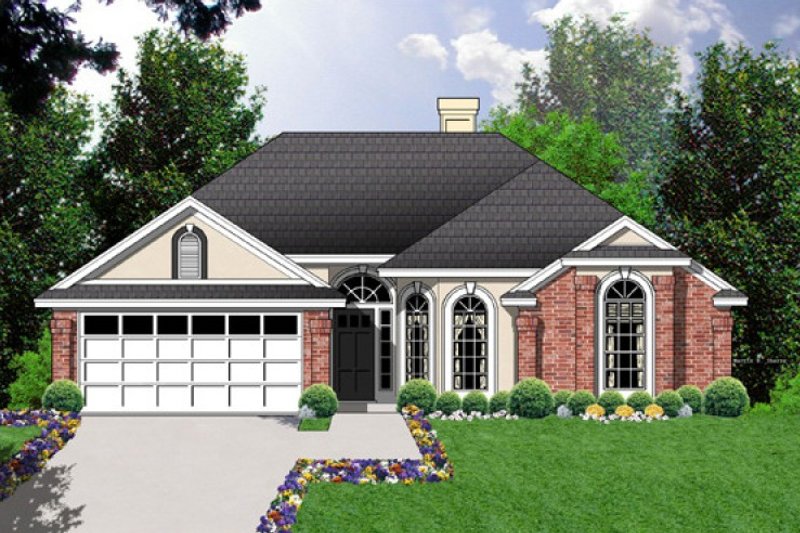 House Plan Design - European Exterior - Front Elevation Plan #40-187