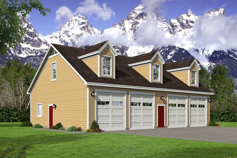 Dream House Plan - Country Exterior - Front Elevation Plan #932-221