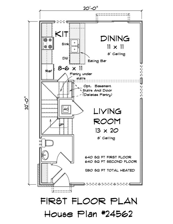 House Blueprint - Modern Floor Plan - Main Floor Plan #513-2355