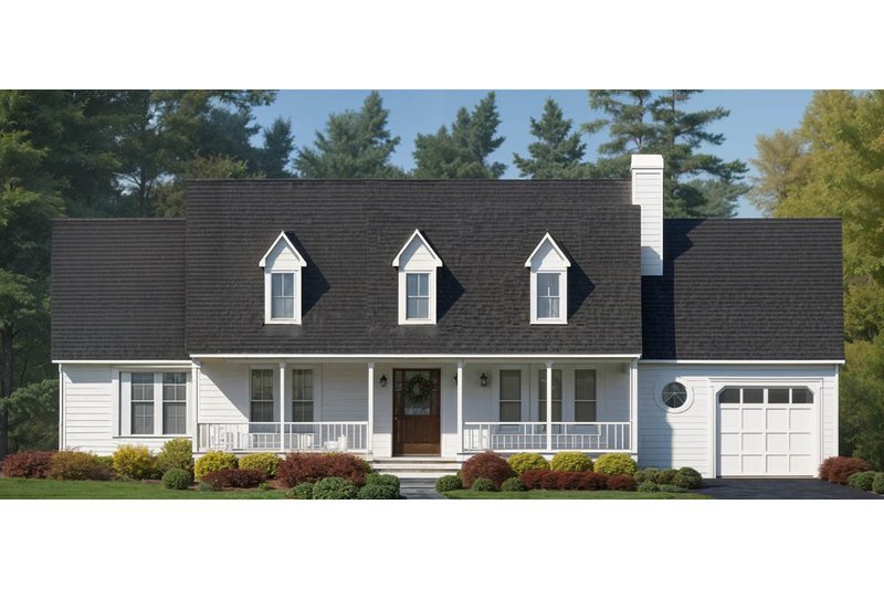 Home Plan - Country Exterior - Front Elevation Plan #3-318
