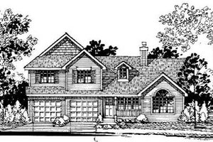 Traditional Exterior - Front Elevation Plan #50-215