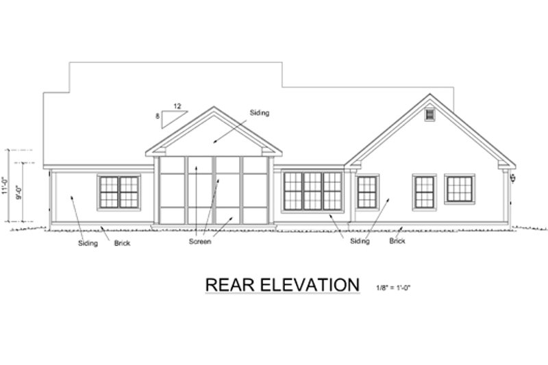 Cottage Style House Plan - 4 Beds 2 Baths 1997 Sq/Ft Plan #513-2048 ...