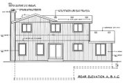 Traditional Style House Plan - 4 Beds 2.5 Baths 1759 Sq/Ft Plan #92-214 