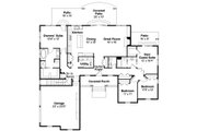 Ranch Style House Plan - 4 Beds 2.5 Baths 2400 Sq/Ft Plan #124-818 