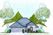 Traditional Style House Plan - 3 Beds 2 Baths 1600 Sq/Ft Plan #36-480 