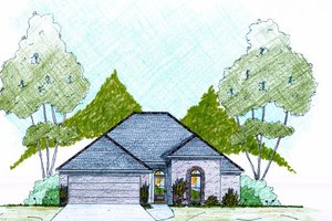 Traditional Exterior - Front Elevation Plan #36-480