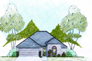 Home Plan - Traditional Exterior - Front Elevation Plan #36-480
