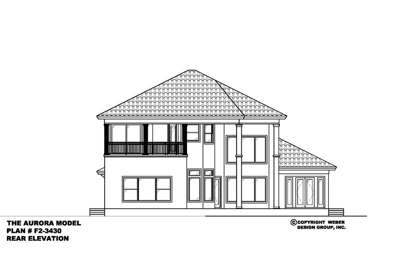 European Style House Plan - 4 Beds 3.5 Baths 3430 Sq/Ft Plan #27-264 ...